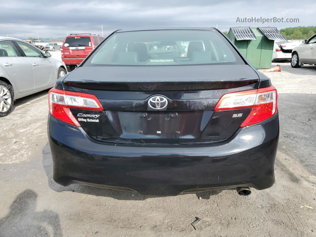 2012 Toyota Camry Base Black vin: 4T1BF1FK6CU192006