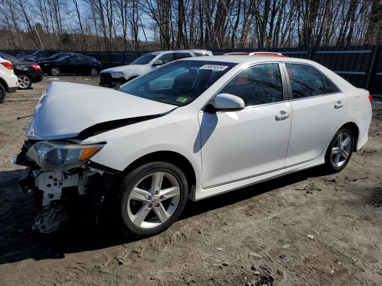 2012 Toyota Camry Base White vin: 4T1BF1FK6CU194631