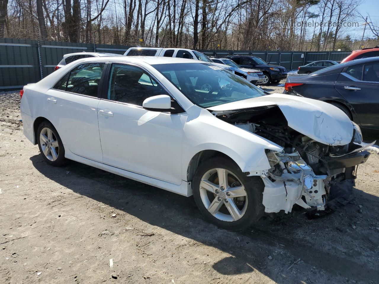 2012 Toyota Camry Base White vin: 4T1BF1FK6CU194631