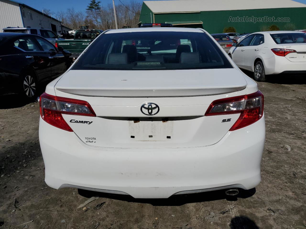 2012 Toyota Camry Base White vin: 4T1BF1FK6CU194631