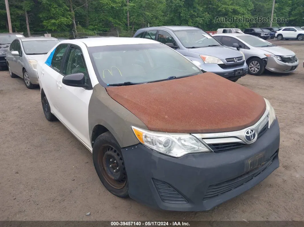 2012 Toyota Camry Le White vin: 4T1BF1FK6CU501246