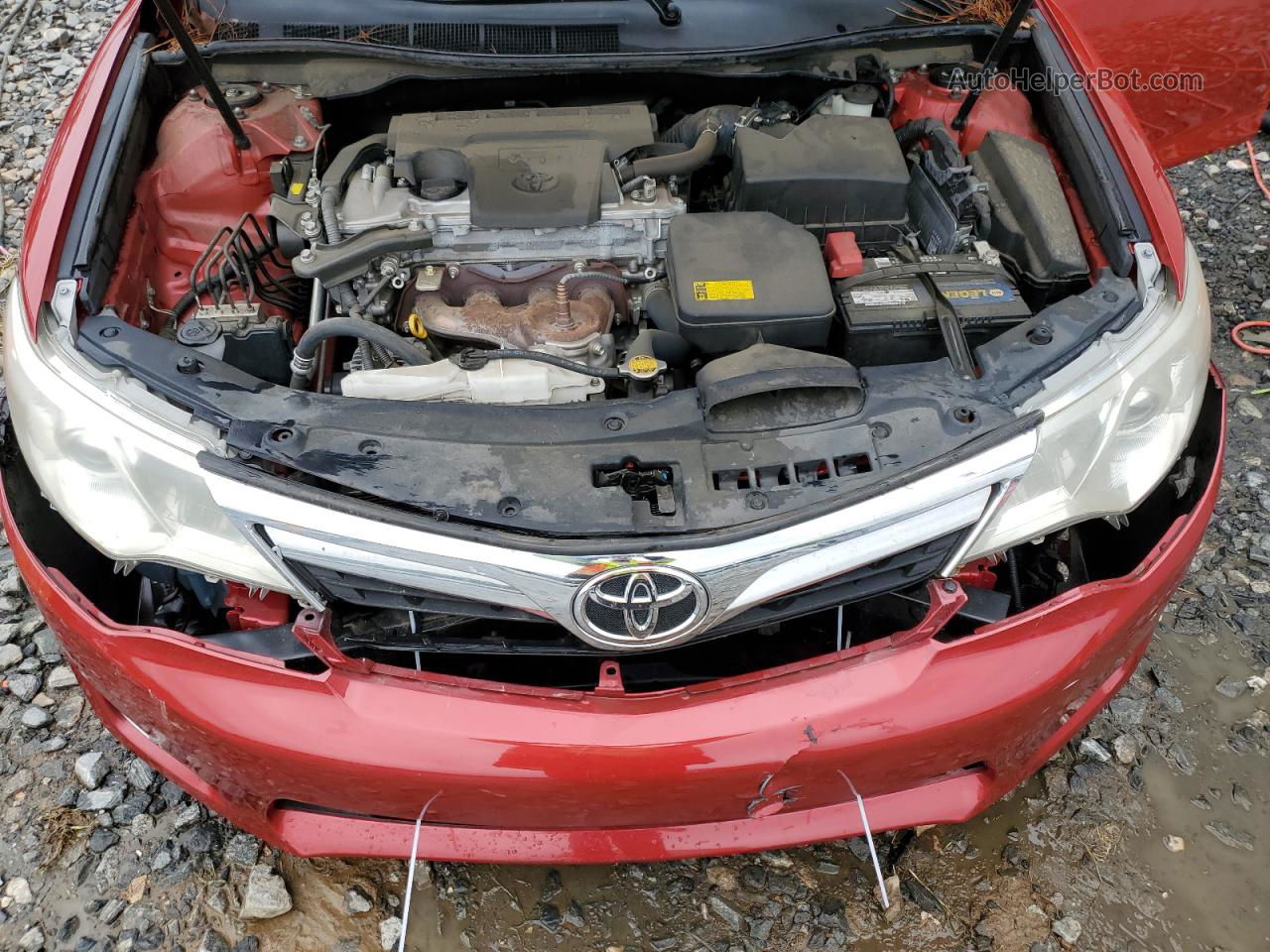 2012 Toyota Camry Base Red vin: 4T1BF1FK6CU512165