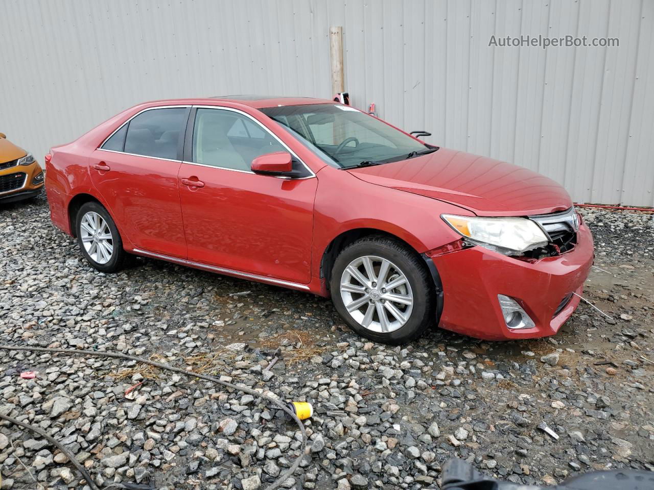 2012 Toyota Camry Base Red vin: 4T1BF1FK6CU512165