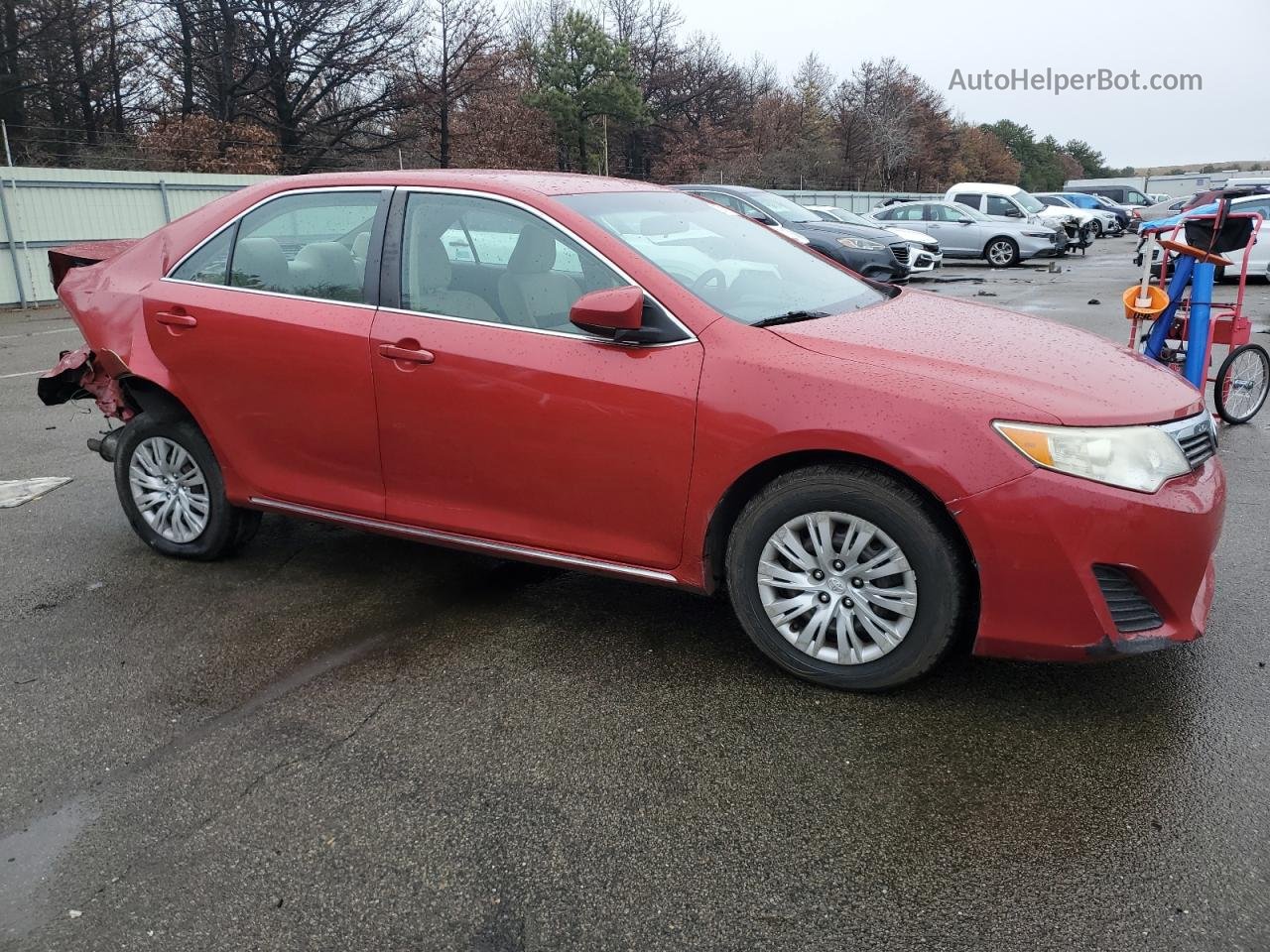 2012 Toyota Camry Base Red vin: 4T1BF1FK6CU518550