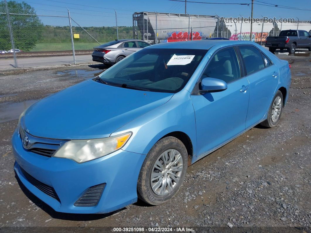 2012 Toyota Camry Le Синий vin: 4T1BF1FK6CU546557