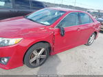 2012 Toyota Camry Se Red vin: 4T1BF1FK6CU551385