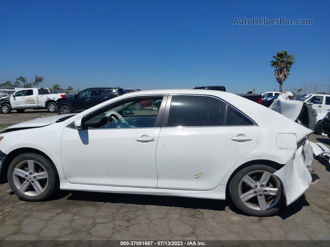 2012 Toyota Camry Se White vin: 4T1BF1FK6CU566467