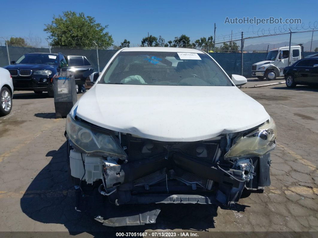 2012 Toyota Camry Se White vin: 4T1BF1FK6CU566467