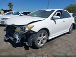 2012 Toyota Camry Se White vin: 4T1BF1FK6CU566467