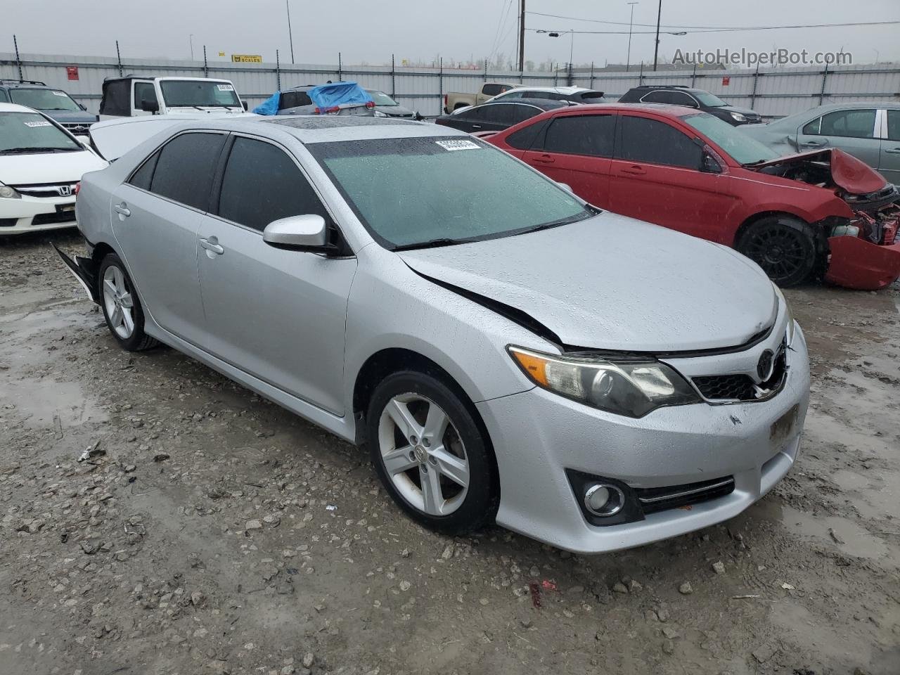 2012 Toyota Camry Base Silver vin: 4T1BF1FK6CU569434
