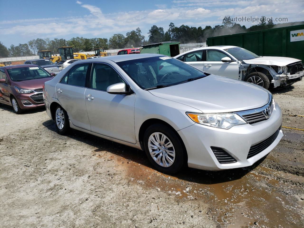 2012 Toyota Camry Base Silver vin: 4T1BF1FK6CU584662