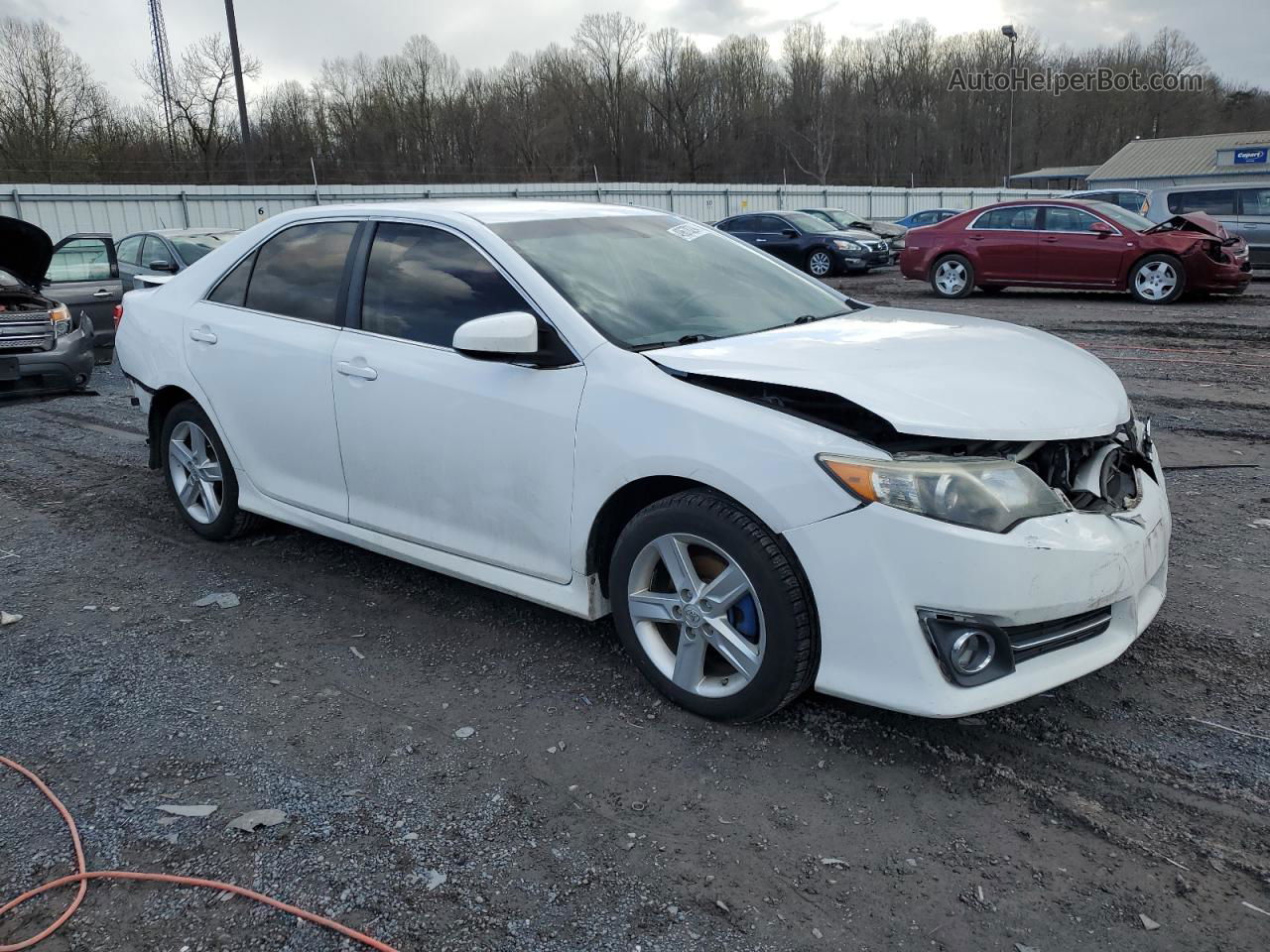 2013 Toyota Camry L White vin: 4T1BF1FK6DU261357