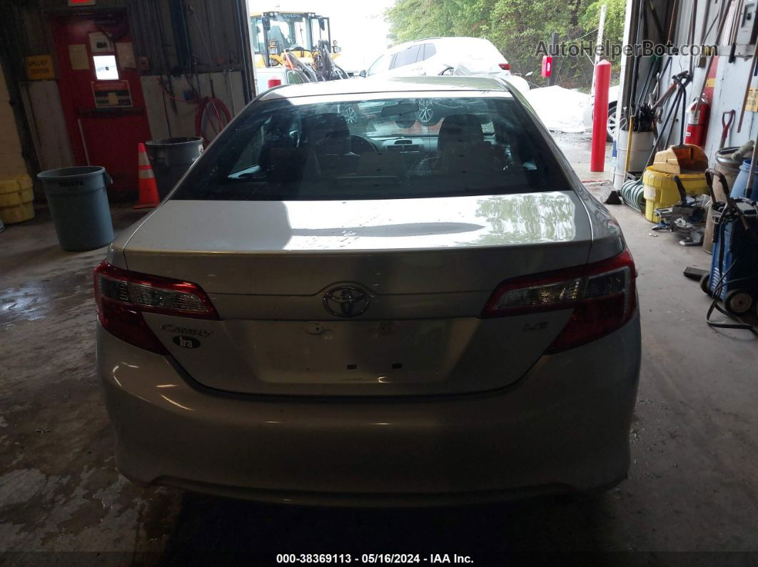 2013 Toyota Camry Le Silver vin: 4T1BF1FK6DU264954