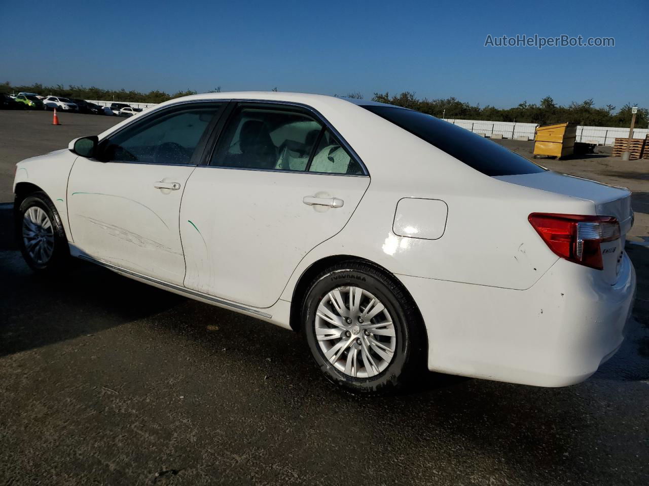 2013 Toyota Camry L White vin: 4T1BF1FK6DU652203