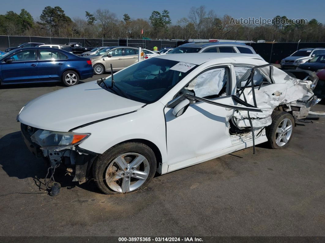 2013 Toyota Camry Se White vin: 4T1BF1FK6DU684603