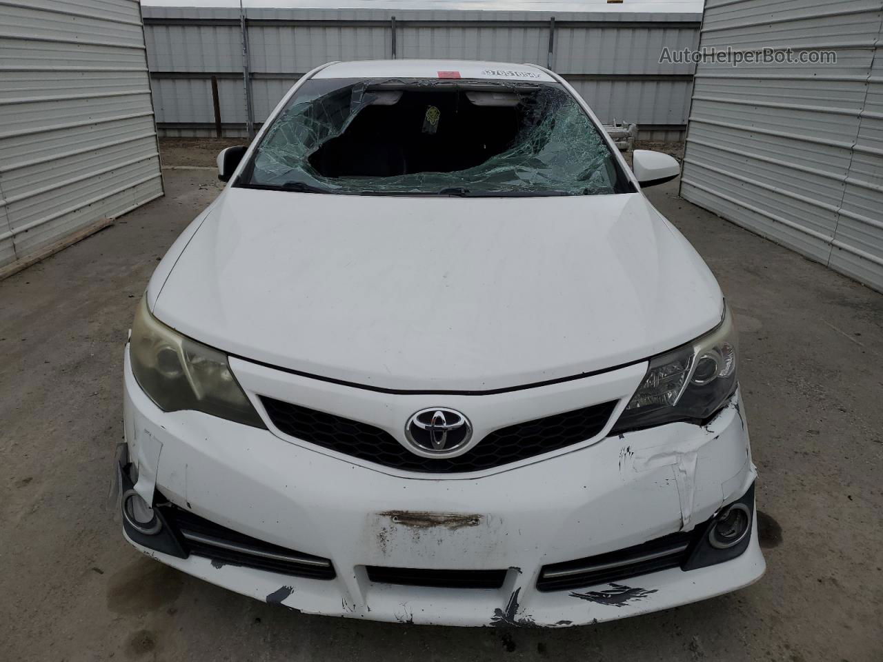 2014 Toyota Camry L White vin: 4T1BF1FK6EU323695