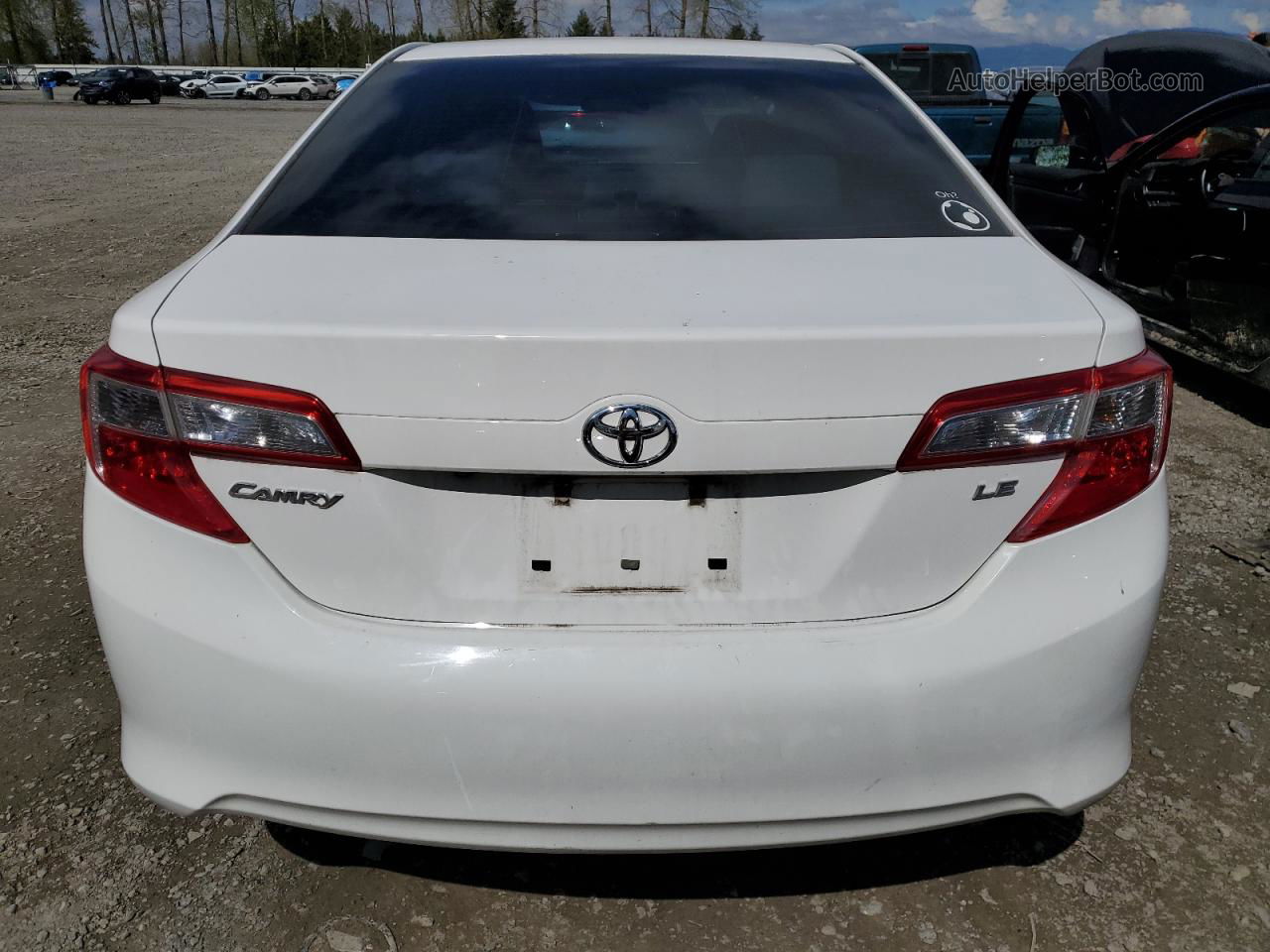 2014 Toyota Camry L Белый vin: 4T1BF1FK6EU418113