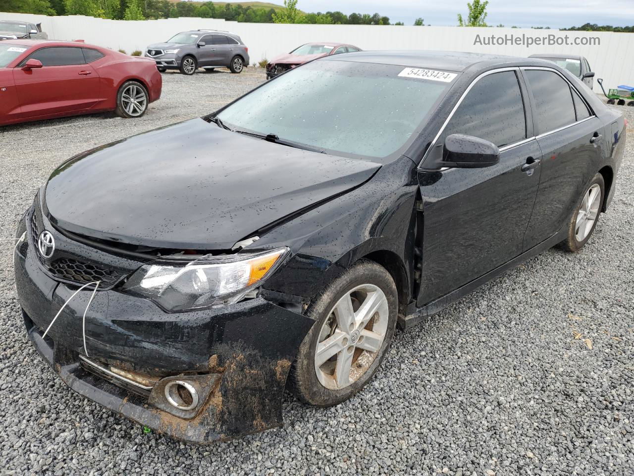 2014 Toyota Camry L Черный vin: 4T1BF1FK6EU439186