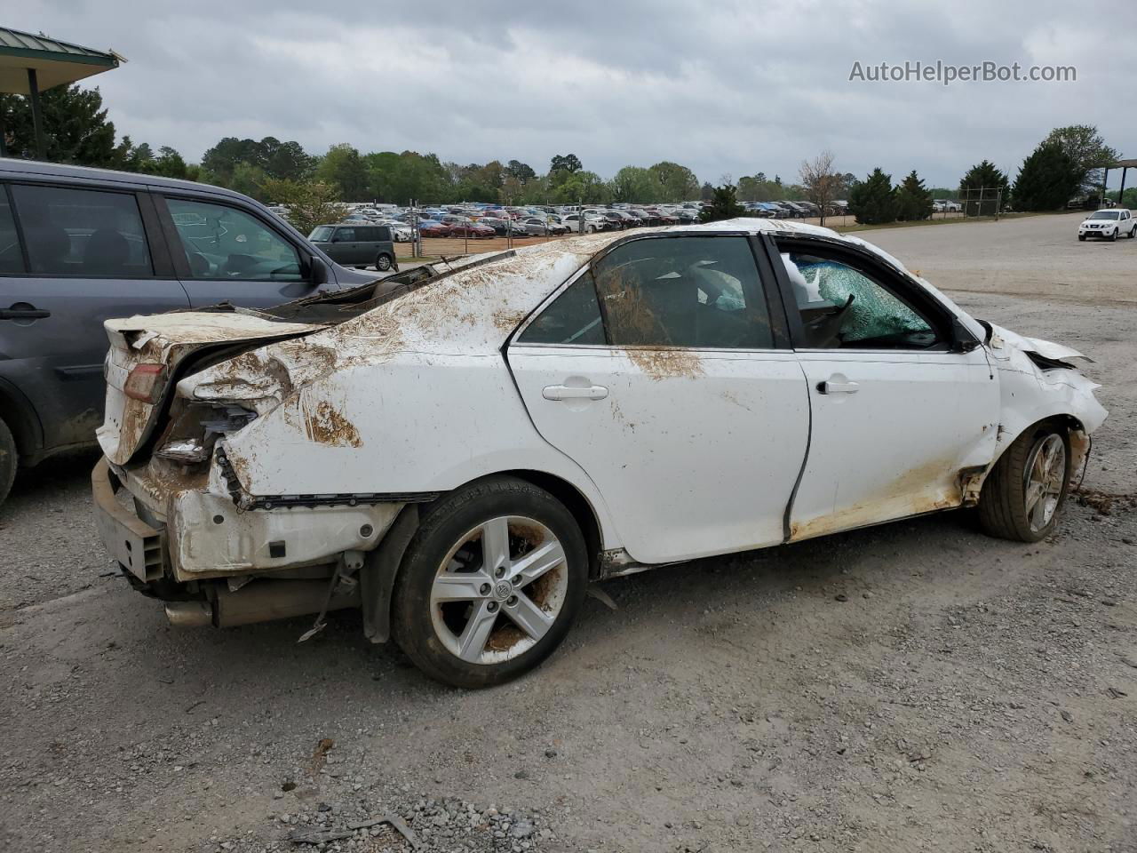 2014 Toyota Camry L White vin: 4T1BF1FK6EU733834