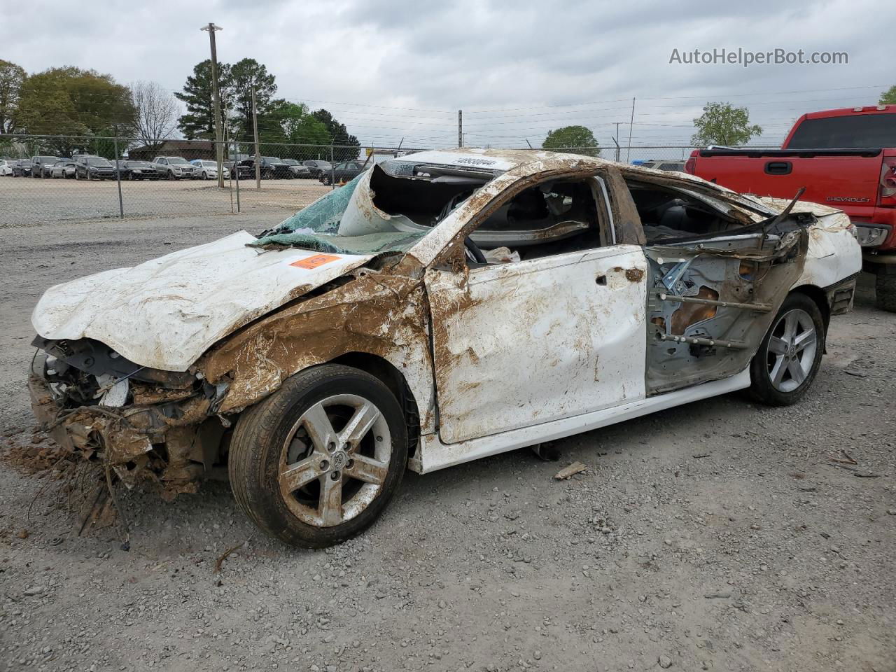 2014 Toyota Camry L White vin: 4T1BF1FK6EU733834