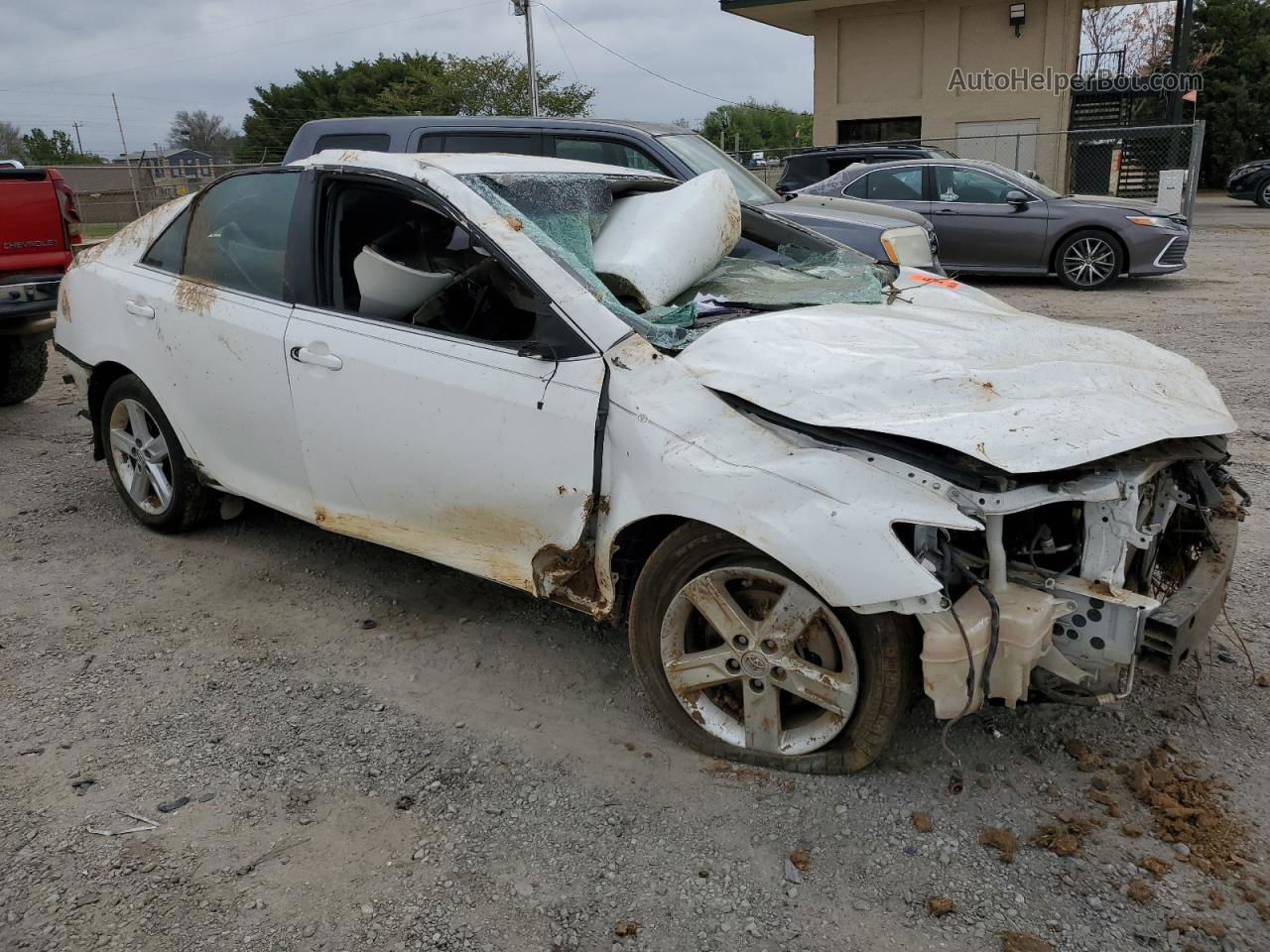 2014 Toyota Camry L White vin: 4T1BF1FK6EU733834