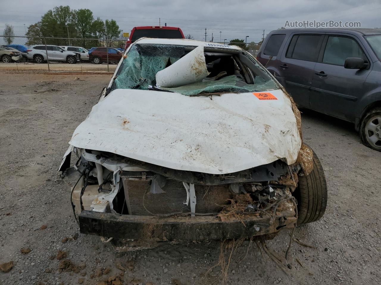 2014 Toyota Camry L White vin: 4T1BF1FK6EU733834