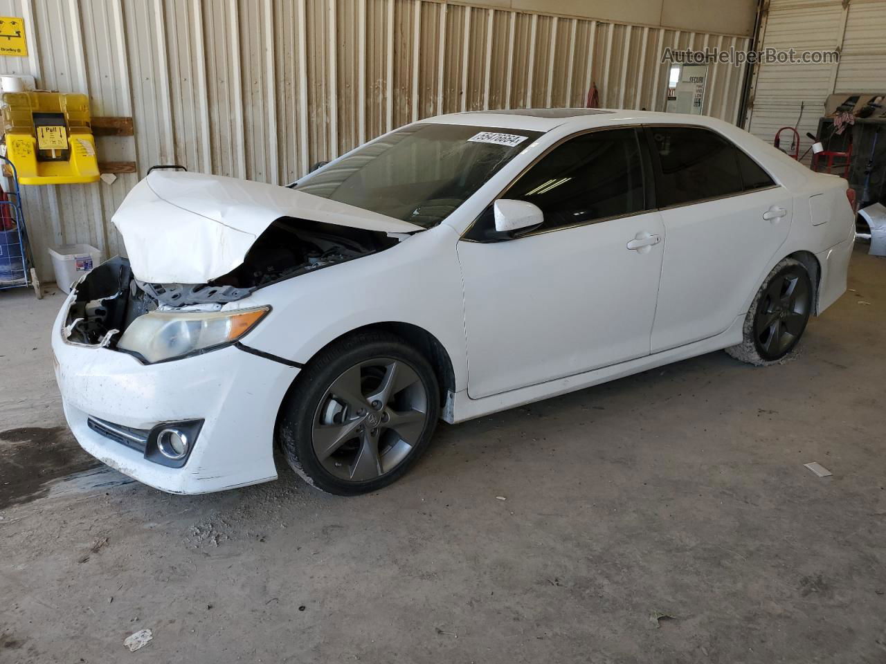 2014 Toyota Camry L Белый vin: 4T1BF1FK6EU745322