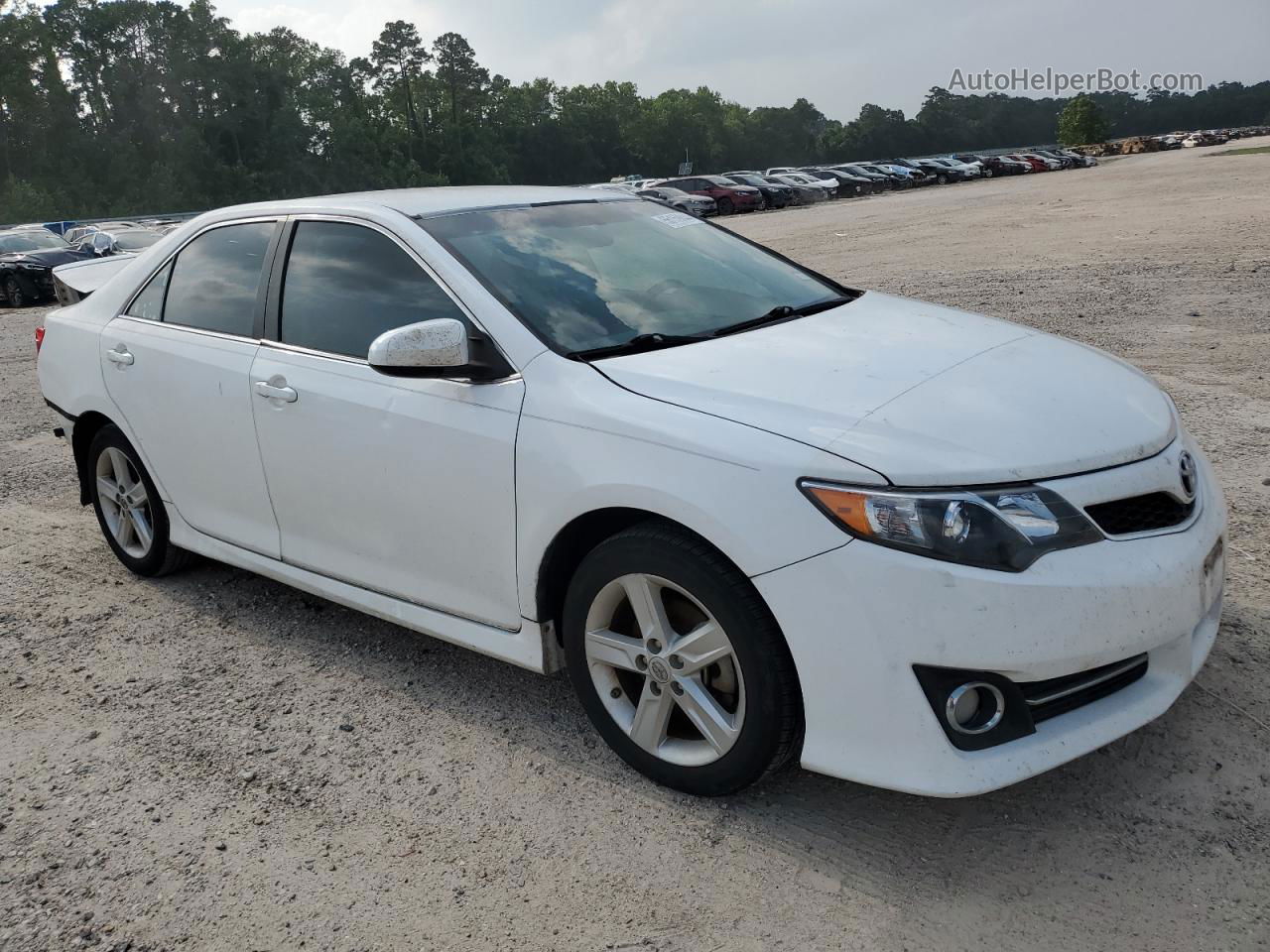 2014 Toyota Camry L Белый vin: 4T1BF1FK6EU789854