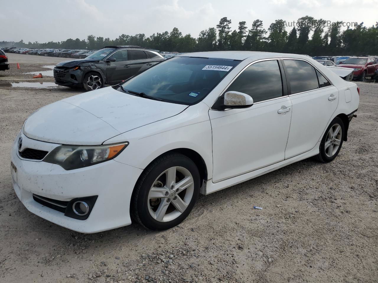 2014 Toyota Camry L Белый vin: 4T1BF1FK6EU789854