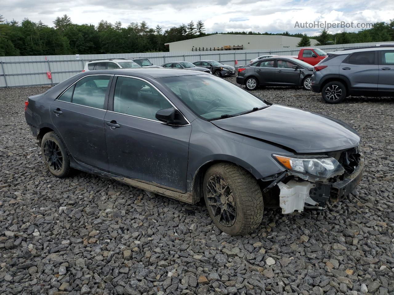 2014 Toyota Camry L Gray vin: 4T1BF1FK6EU792513