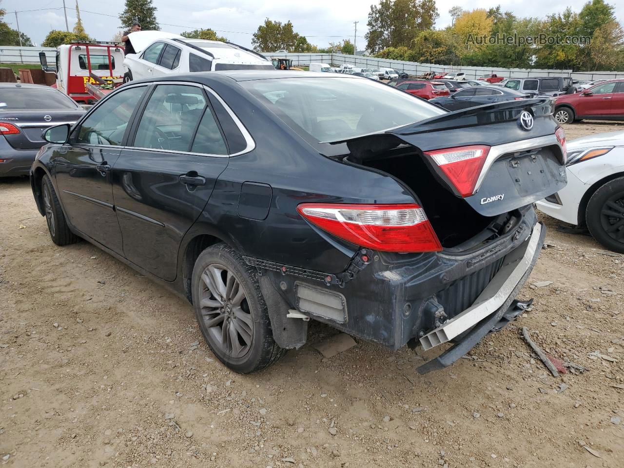 2016 Toyota Camry Le Black vin: 4T1BF1FK6GU129977