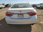 2016 Toyota Camry Le White vin: 4T1BF1FK6GU131177