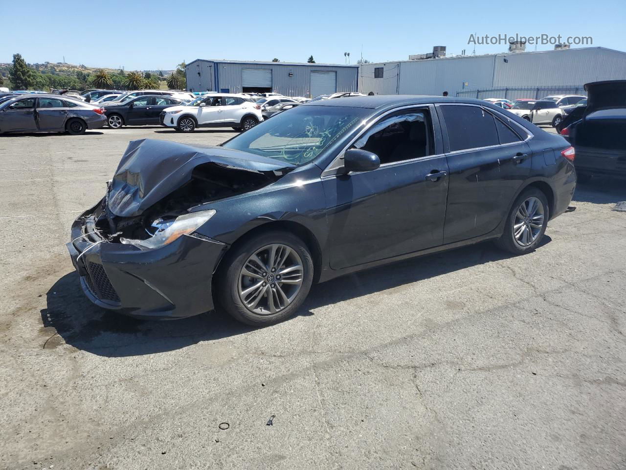 2016 Toyota Camry Le Black vin: 4T1BF1FK6GU144155