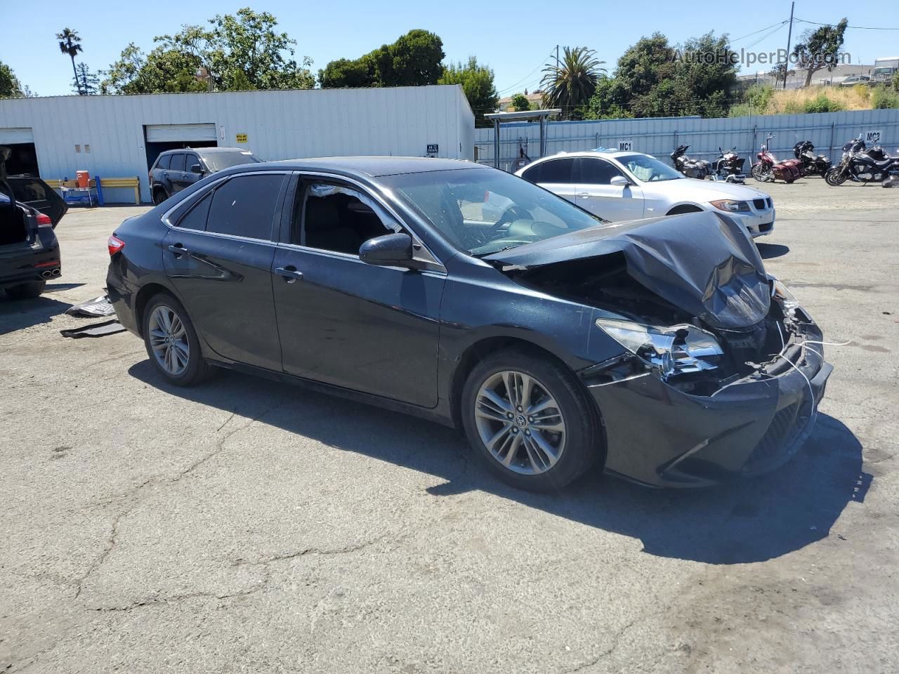 2016 Toyota Camry Le Black vin: 4T1BF1FK6GU144155