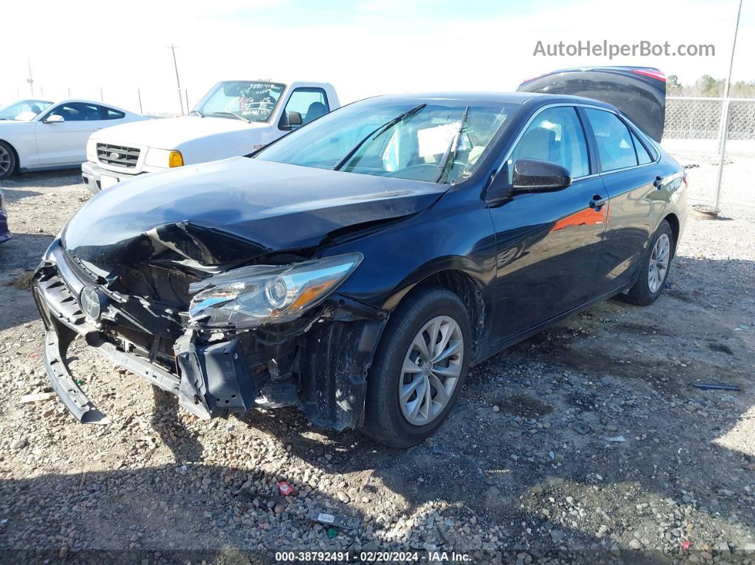 2016 Toyota Camry Le Black vin: 4T1BF1FK6GU144303