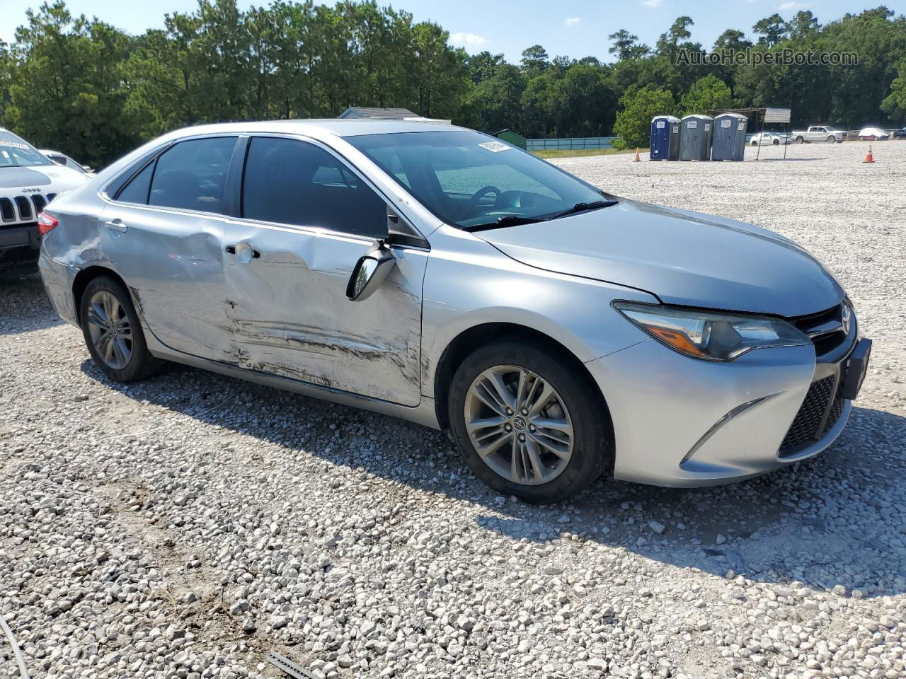 2016 Toyota Camry Le Silver vin: 4T1BF1FK6GU144527