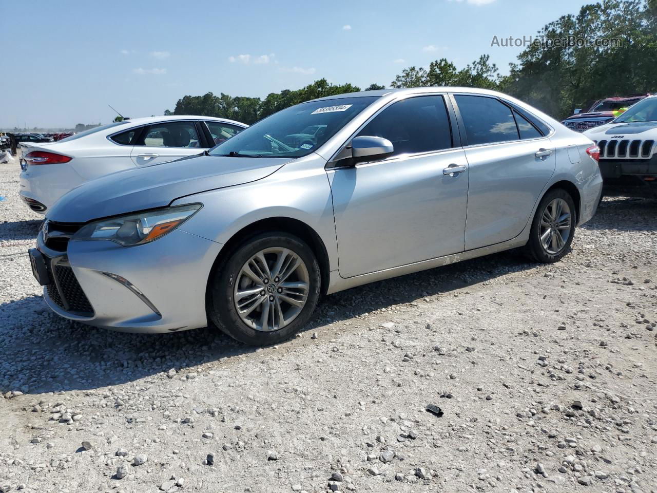 2016 Toyota Camry Le Серебряный vin: 4T1BF1FK6GU144527