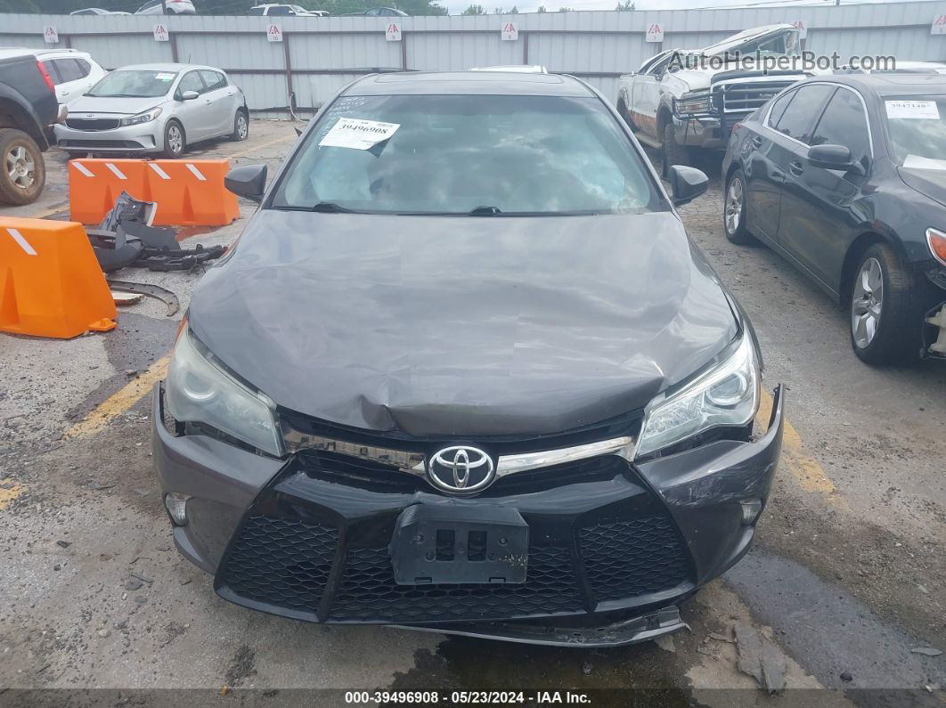 2016 Toyota Camry Se Gray vin: 4T1BF1FK6GU156838