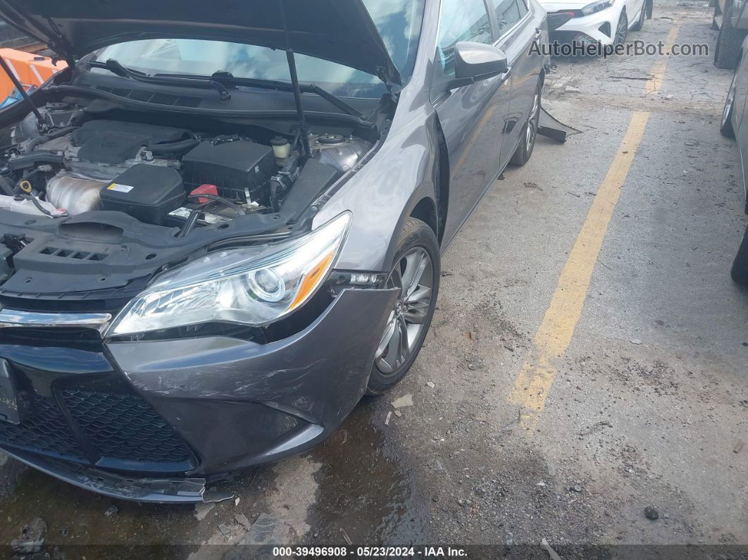 2016 Toyota Camry Se Серый vin: 4T1BF1FK6GU156838