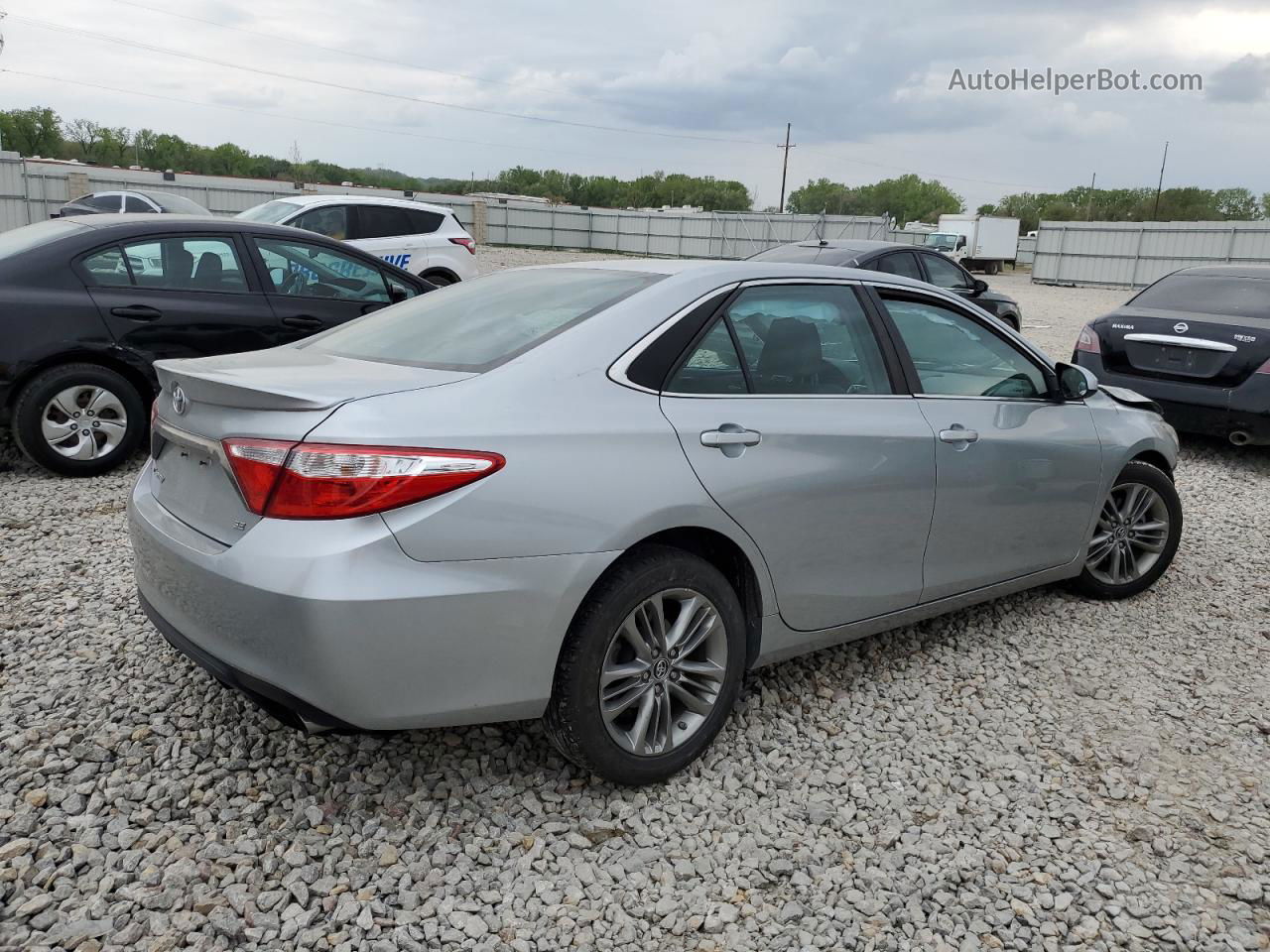 2016 Toyota Camry Le Silver vin: 4T1BF1FK6GU183456