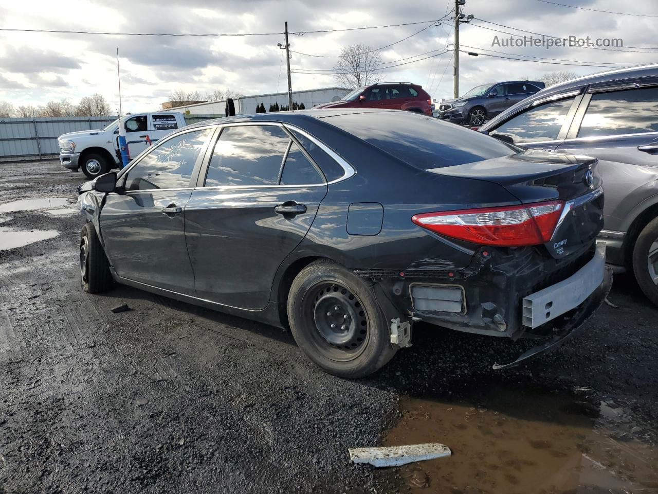 2016 Toyota Camry Le Black vin: 4T1BF1FK6GU217654