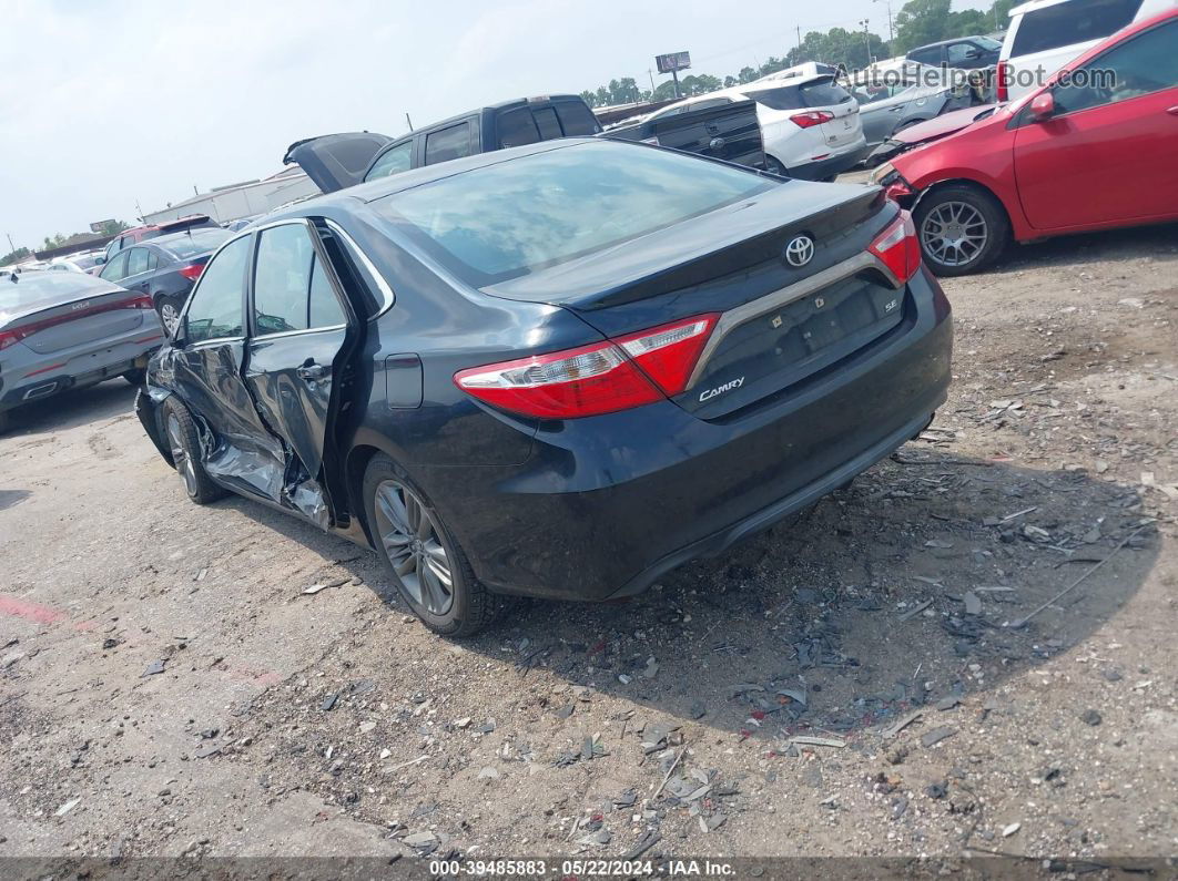 2016 Toyota Camry Se Черный vin: 4T1BF1FK6GU236947