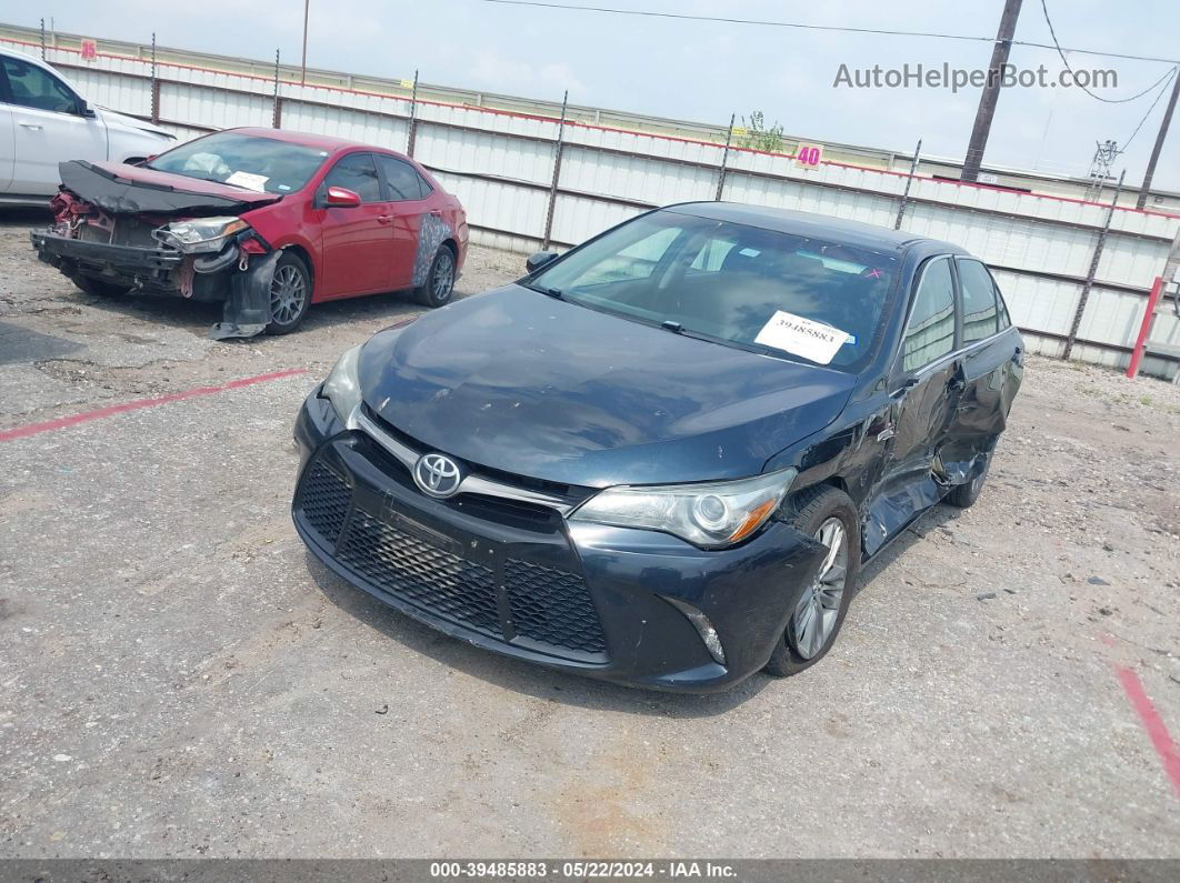 2016 Toyota Camry Se Черный vin: 4T1BF1FK6GU236947