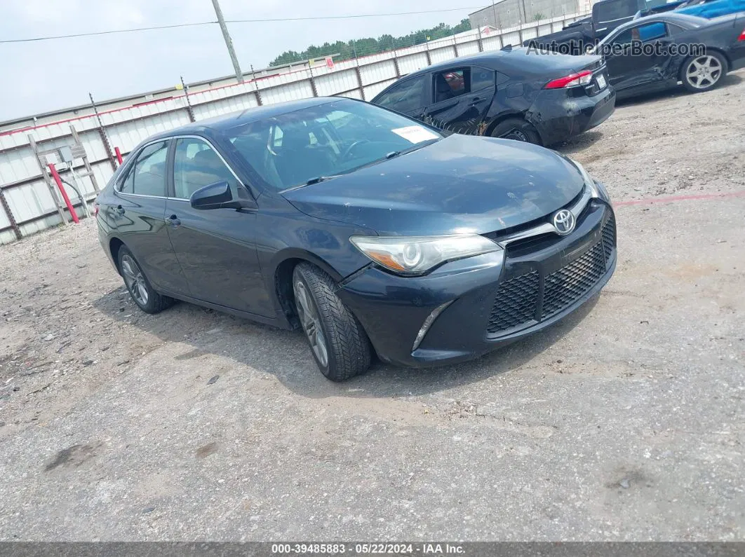 2016 Toyota Camry Se Черный vin: 4T1BF1FK6GU236947