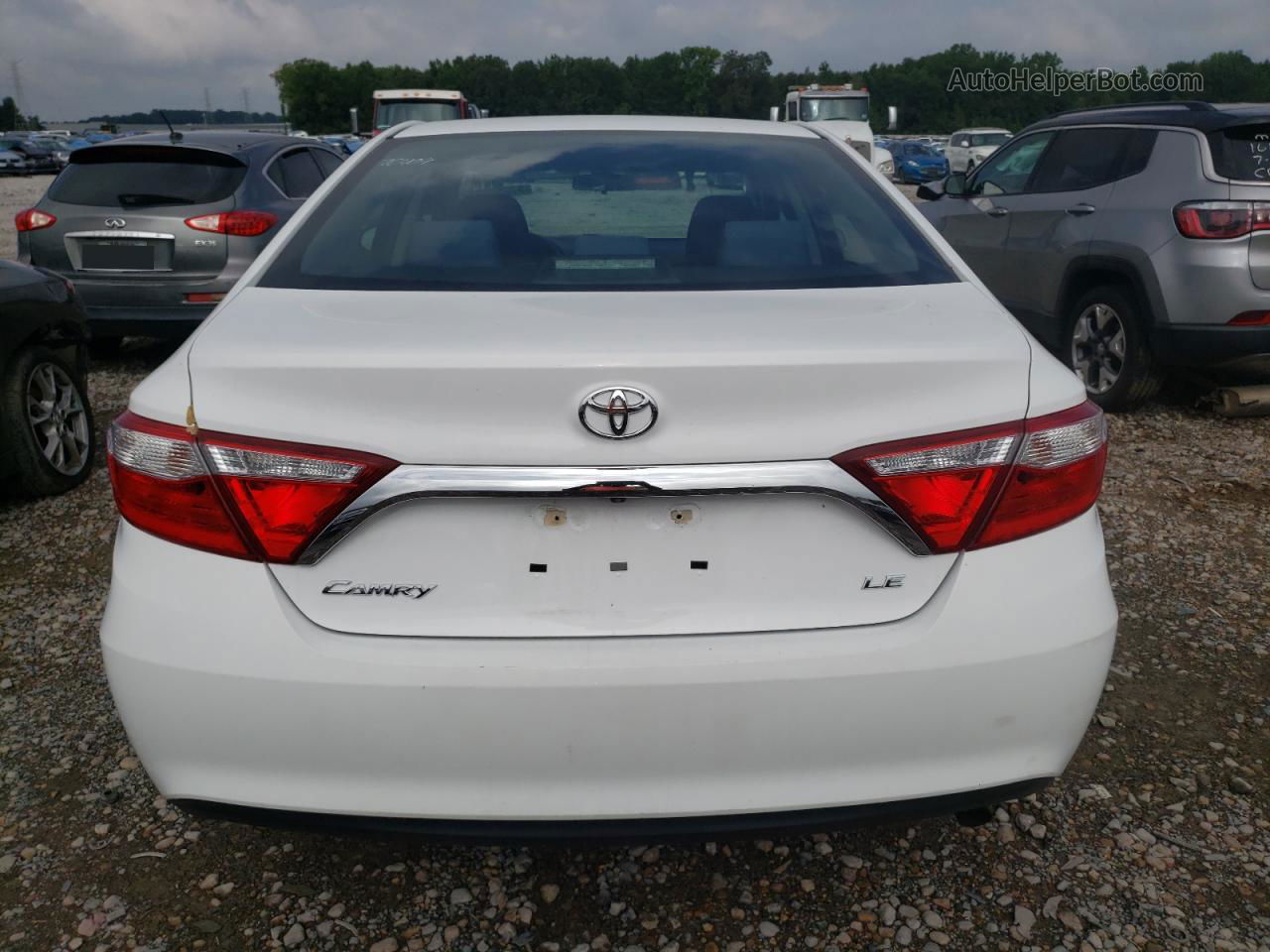 2016 Toyota Camry Le Белый vin: 4T1BF1FK6GU244269