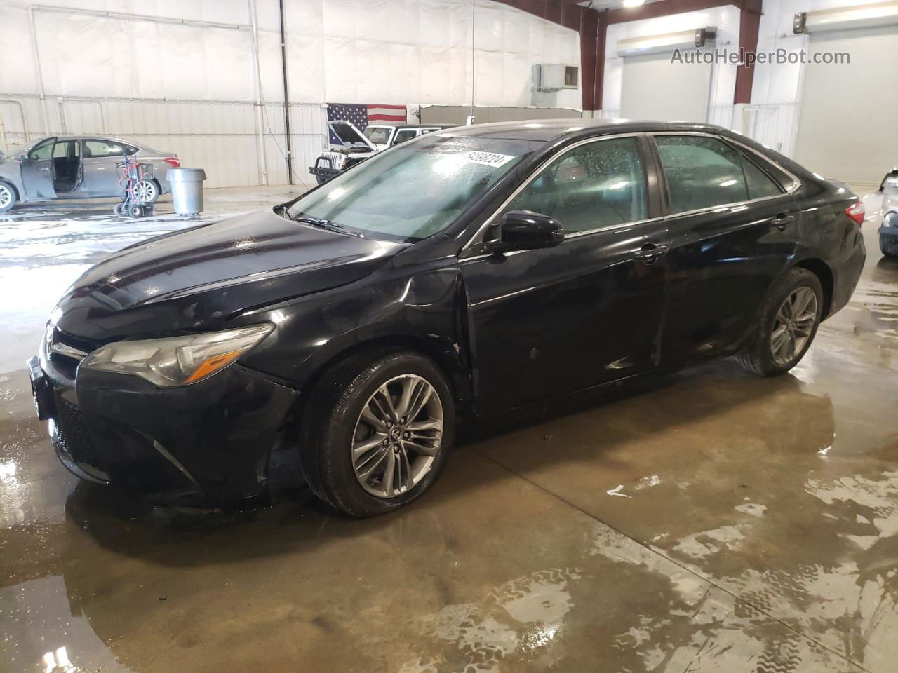 2016 Toyota Camry Le Черный vin: 4T1BF1FK6GU246751