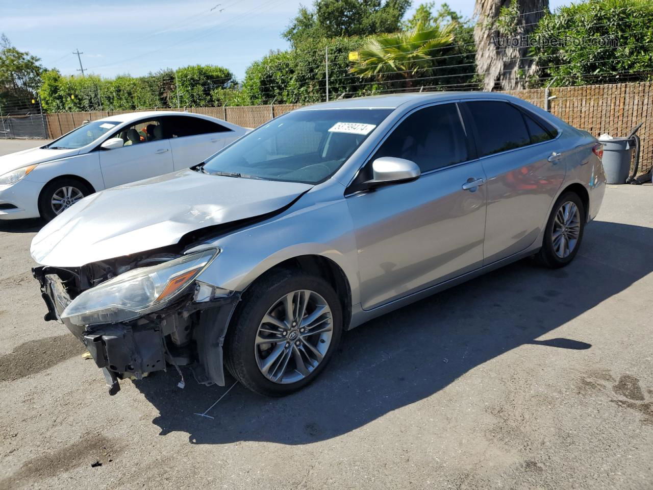 2016 Toyota Camry Le Silver vin: 4T1BF1FK6GU256096