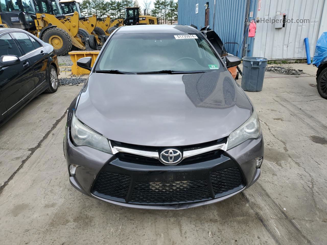 2016 Toyota Camry Le Gray vin: 4T1BF1FK6GU264537