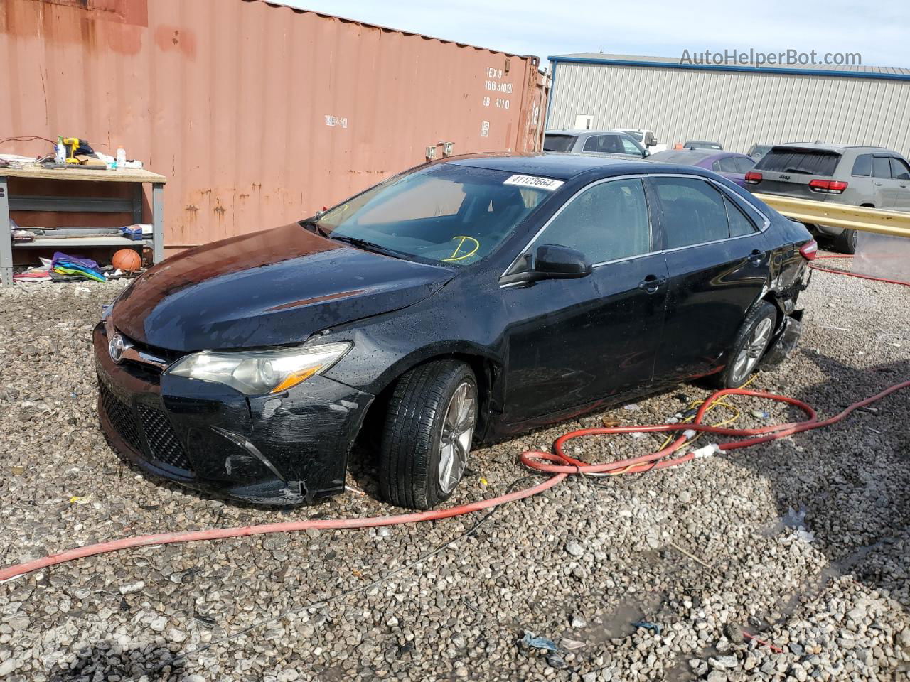 2016 Toyota Camry Le Black vin: 4T1BF1FK6GU265672