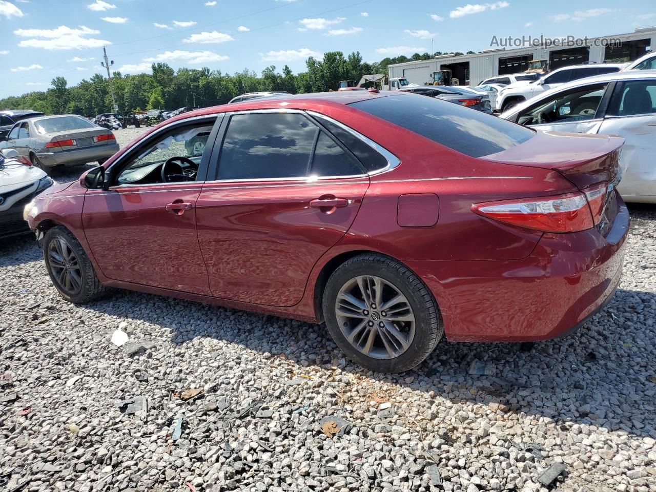 2016 Toyota Camry Le Burgundy vin: 4T1BF1FK6GU501642